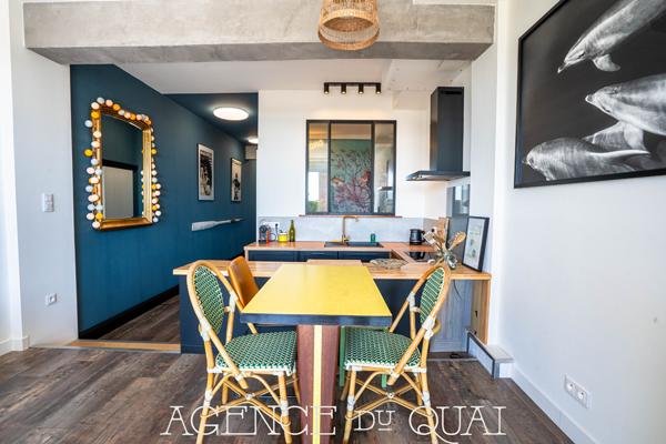 Appartement T2 à vendre sur la corniche de Concarneau vue mer, rénové , Concarneau