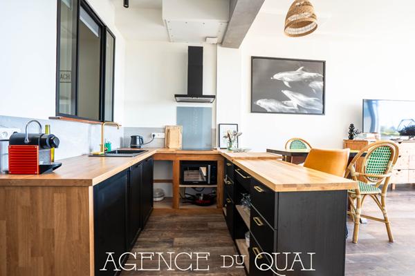 Appartement T2 à vendre sur la corniche de Concarneau vue mer, rénové , Concarneau