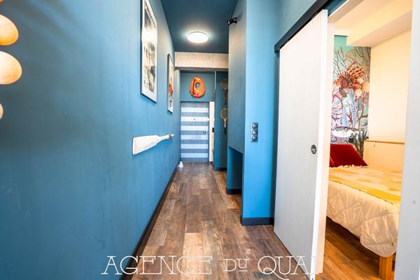 Appartement T2 à vendre sur la corniche de Concarneau vue mer, rénové , Concarneau