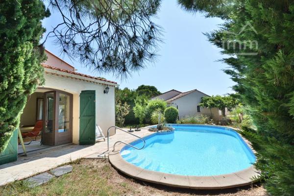 VENTE - SAINT CYPRIEN PLAGE - BELLE VILLA 4 FACES- PISCINE - 6 PIECES - 66750 - PYRENEES ORIENTALES - REGION OCCITANIE
