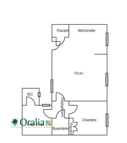 Appartement · Location Dijon (21000) 2 pièces · 54m²