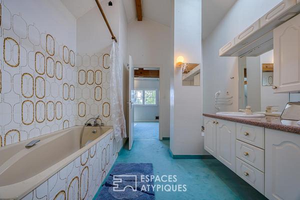 Maison à rénover avec vue lac