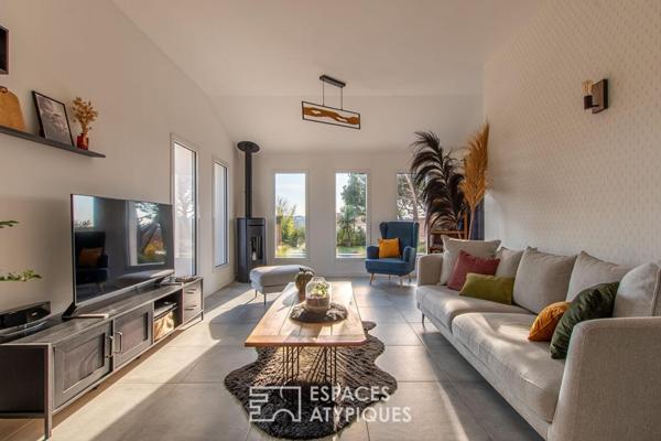 Charmante maison d’architecte avec piscine