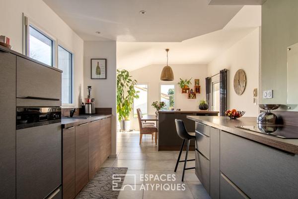 Charmante maison d’architecte avec piscine