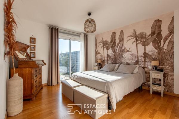 Charmante maison d’architecte avec piscine