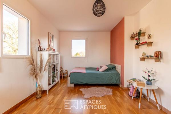 Charmante maison d’architecte avec piscine