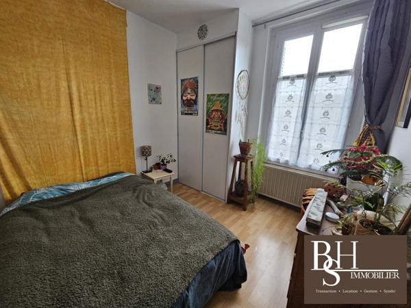 Poitiers au pied du centre-ville, appartement T3,55 m² avec cave.