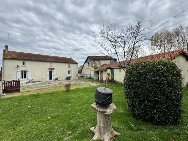 Longère en Pierres à Vendre – 4 Chambres – L’Absie (79) – Deux-Sèvres
