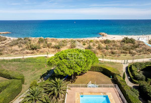 Saint Cyprien plage : appartement à vendre avec jardin, parking et accès direct à la plage