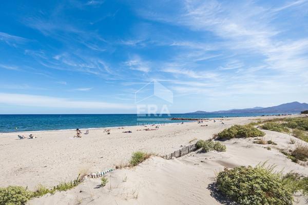 Saint Cyprien plage : appartement à vendre avec jardin, parking et accès direct à la plage