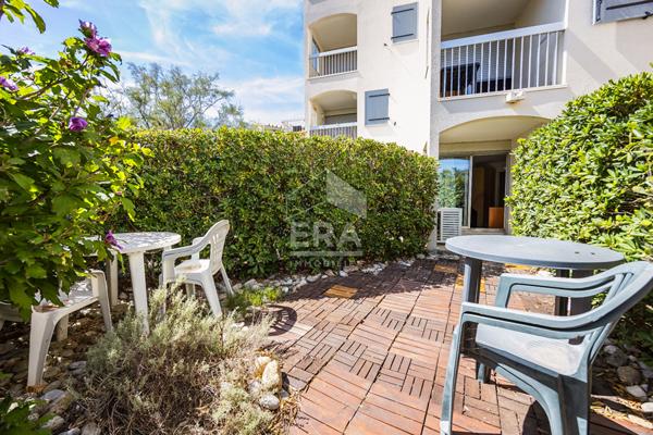 Saint Cyprien plage : appartement à vendre avec jardin, parking et accès direct à la plage