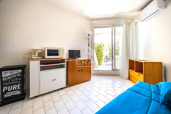 Saint Cyprien plage : appartement à vendre avec jardin, parking et accès direct à la plage