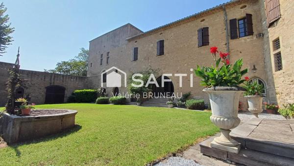 CHATEAU MEDIEVAL RENOVE 550M2 / APPARTEMENT  / STUDIO sur plus de 2Ha de terrain