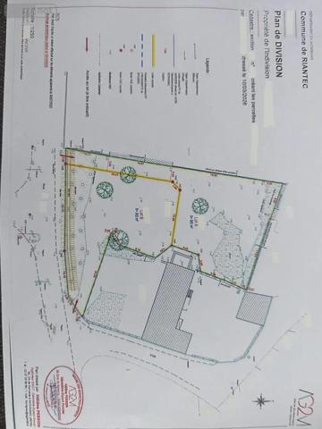 Achat - Terrain à bâtir Riantec 56670 552 m 2
