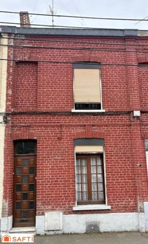 Maison mitoyenne avec double jardin – Valenciennes- Beau Potentiel