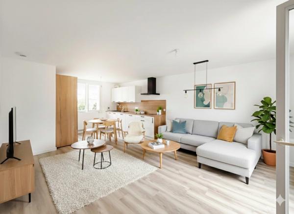 Saint-Nazaire – Plage à vélo 7min & Parc Paysager : Votre maison 3 chambres, rénovée avec DPE C !