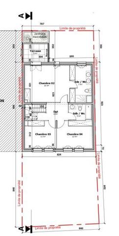 Dans un environnement calme proche mairie. Terrain à bâtir libre constructeur avec permis accordé pour une maison de 127 m² planché R+C.
