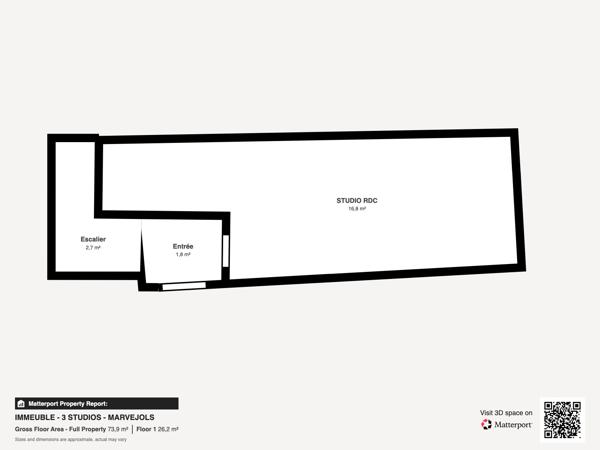 MAISON IMMEUBLE 3 STUDIOS A RENOVER