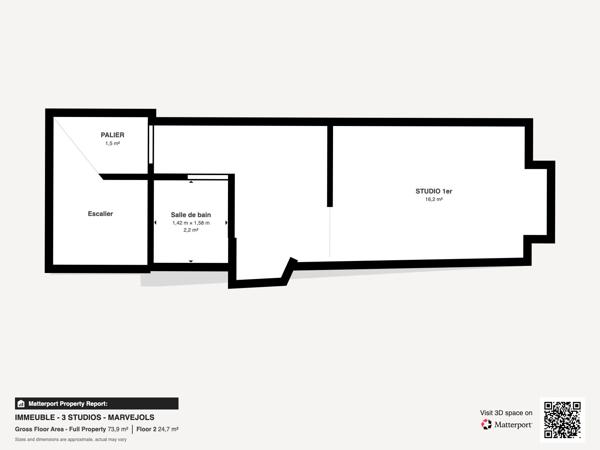MAISON IMMEUBLE 3 STUDIOS A RENOVER