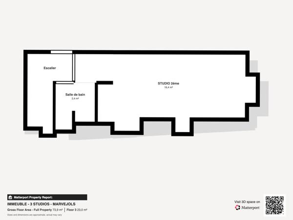 MAISON IMMEUBLE 3 STUDIOS A RENOVER