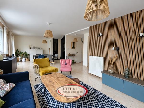 Carquefou: Maison familiale 3 chambres+bureau située à proximité des commodités