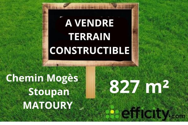 Terrain - 827 m² Exclusivité efficity