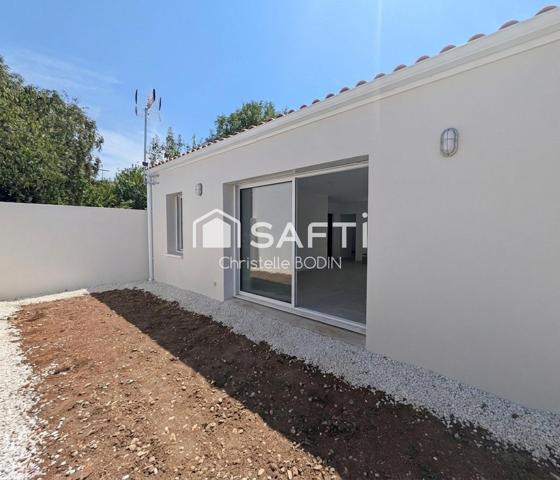 Maison neuve de plain-pied avec jardin  et stationnement centre ville d'Aytré