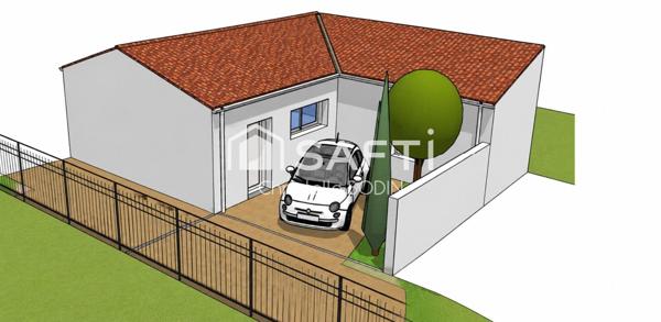 Maison neuve de plain-pied avec jardin  et stationnement centre ville d'Aytré