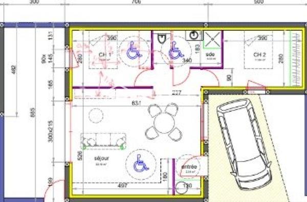 Maison neuve de plain-pied avec jardin  et stationnement centre ville d'Aytré