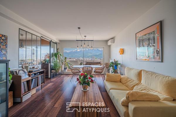 Appartement à la vue spectaculaire sur Bastille et Belledonne