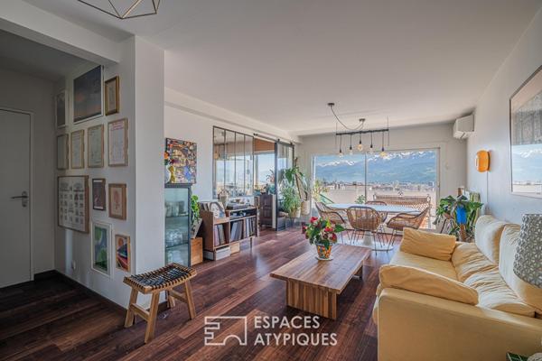 Appartement à la vue spectaculaire sur Bastille et Belledonne