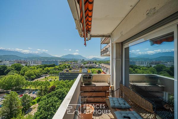 Appartement à la vue spectaculaire sur Bastille et Belledonne