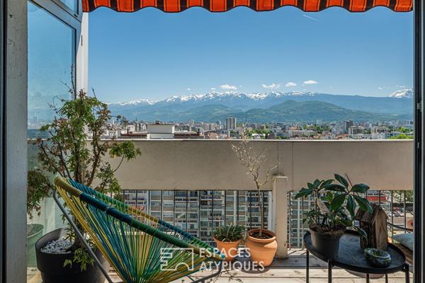 Appartement à la vue spectaculaire sur Bastille et Belledonne