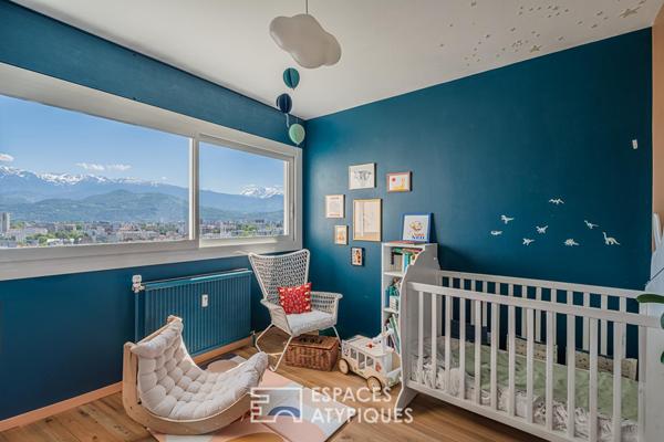 Appartement à la vue spectaculaire sur Bastille et Belledonne