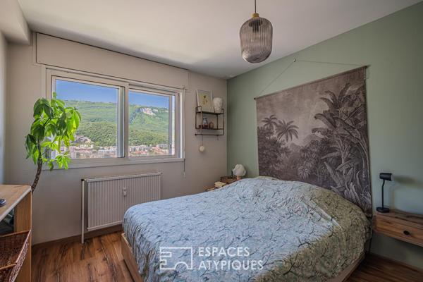 Appartement à la vue spectaculaire sur Bastille et Belledonne