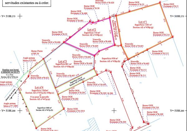 Terrain à vendre de 1 262,00 m² LE PALAIS SUR VIENNE (87)