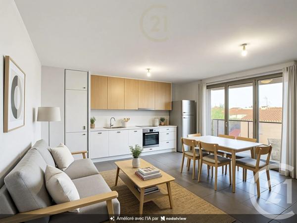 Appartement F3 à vendre  3 pièces - 59,54 m 2   PERPIGNAN  - 66