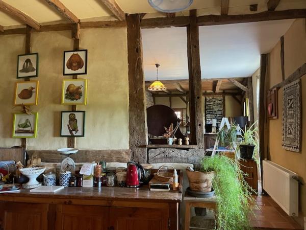 Maison à colombages restaurée sur terrain 5976 m² avec vue Pyrénées