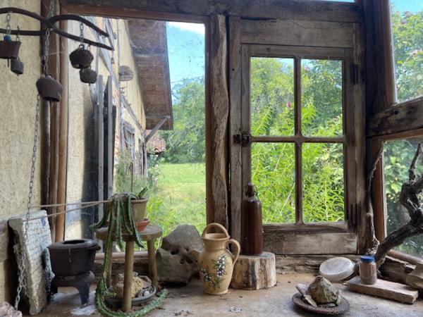 Maison à colombages restaurée sur terrain 5976 m² avec vue Pyrénées