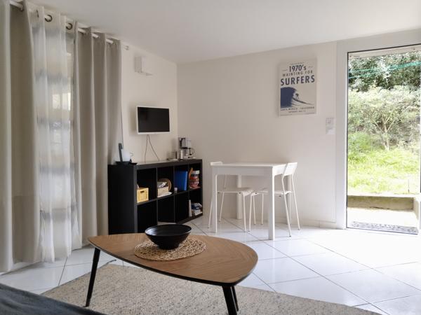 Appartement T1 bis avec terrasse, Plage des Bourdaines