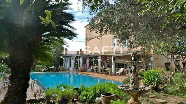 Maison 190 m² + studio 40 m² – Piscine – Toulon La Loubière