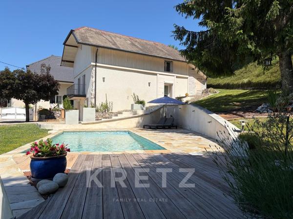 Évasion sur les Hauteurs de Chambéry, 2 maisons, jolie vue dégagée