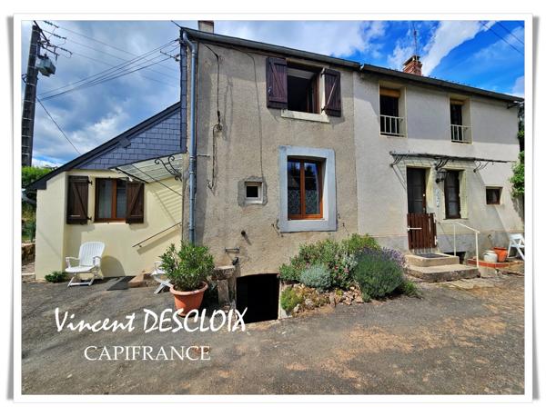 Maison à vendre 6 pièces CUSSY EN MORVAN (71) terrain 476m²