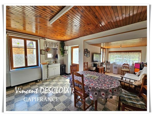Maison à vendre 6 pièces CUSSY EN MORVAN (71) terrain 476m²