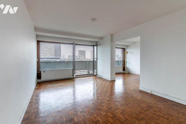 PARIS 13E - MAISON BLANCHE - Appartement familial à rénover - Etage élevé - Ascenseur - Balcon