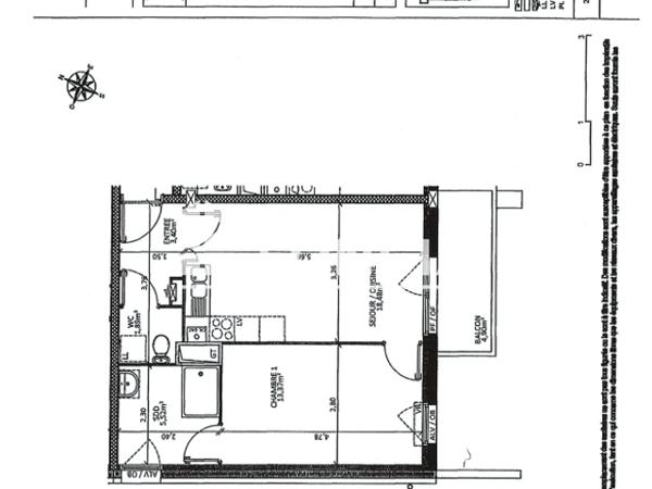 Location Appartement 2 pièces 42.66 m² - 116 RUE CARNOT Faches Thumesnil 59155