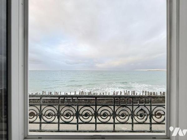 SAINT MALO - Chaussée du Sillon - Appartement vue mer avec ascenseur.
