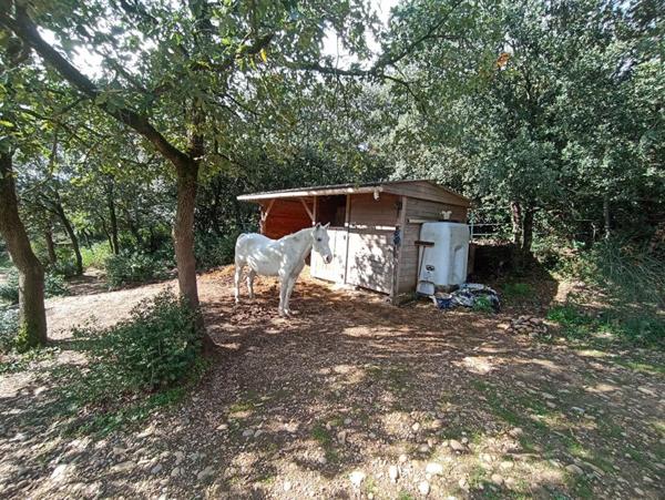 Terrain 8706m² avec cabanon, mobil home et chalet, Les granges gontardes, 290 000