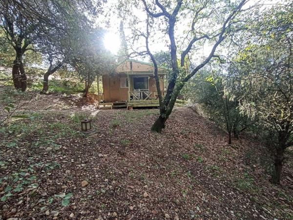 Terrain 8706m² avec cabanon, mobil home et chalet, Les granges gontardes, 290 000