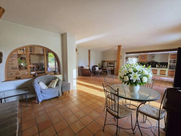 Monsempron-Libos (47500) Sublime grange rénovée avec piscine dans parc arboré - Monsempron -Libos